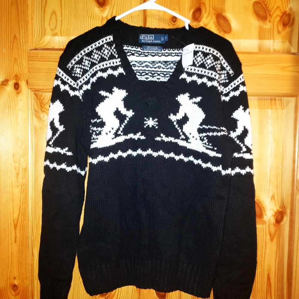 NWT polo by Ralph Lauren Men's Sweater Skiing